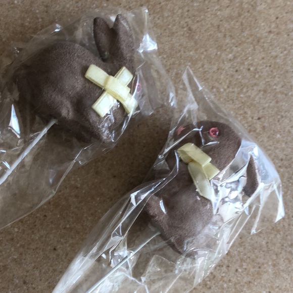 12. NWT Baby shower/ Easter bunny picks decorations - Picture 10 of 16